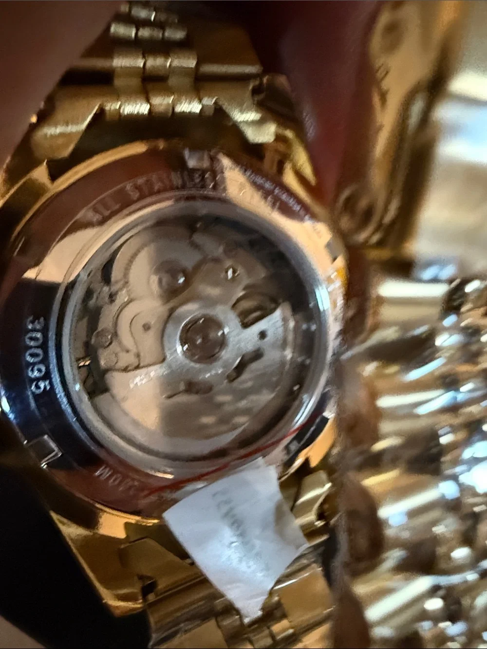 Invicta Men’s Gold and Green Diver-Style Watch Automatic